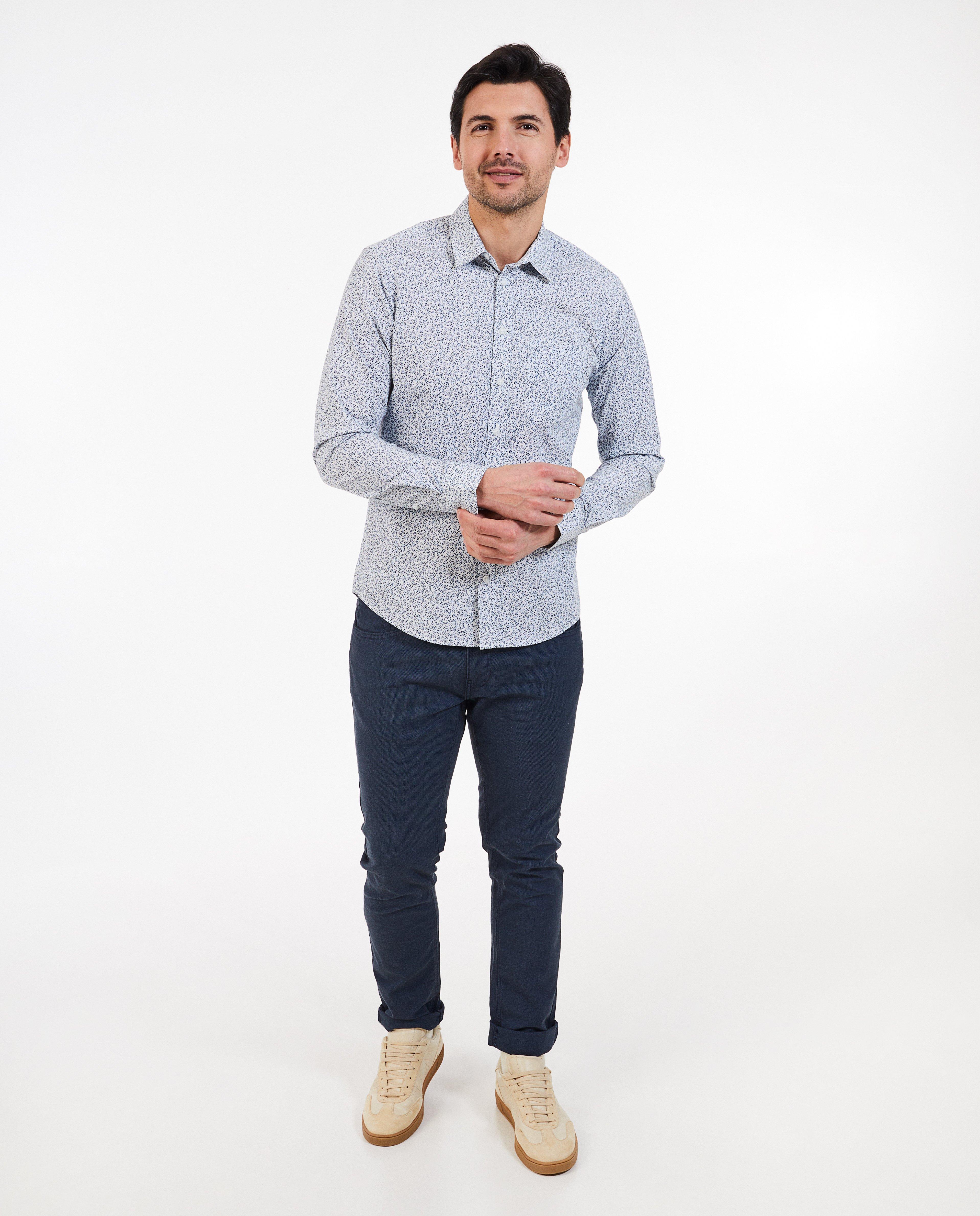 Tricou danez League cu imprimeu albastru