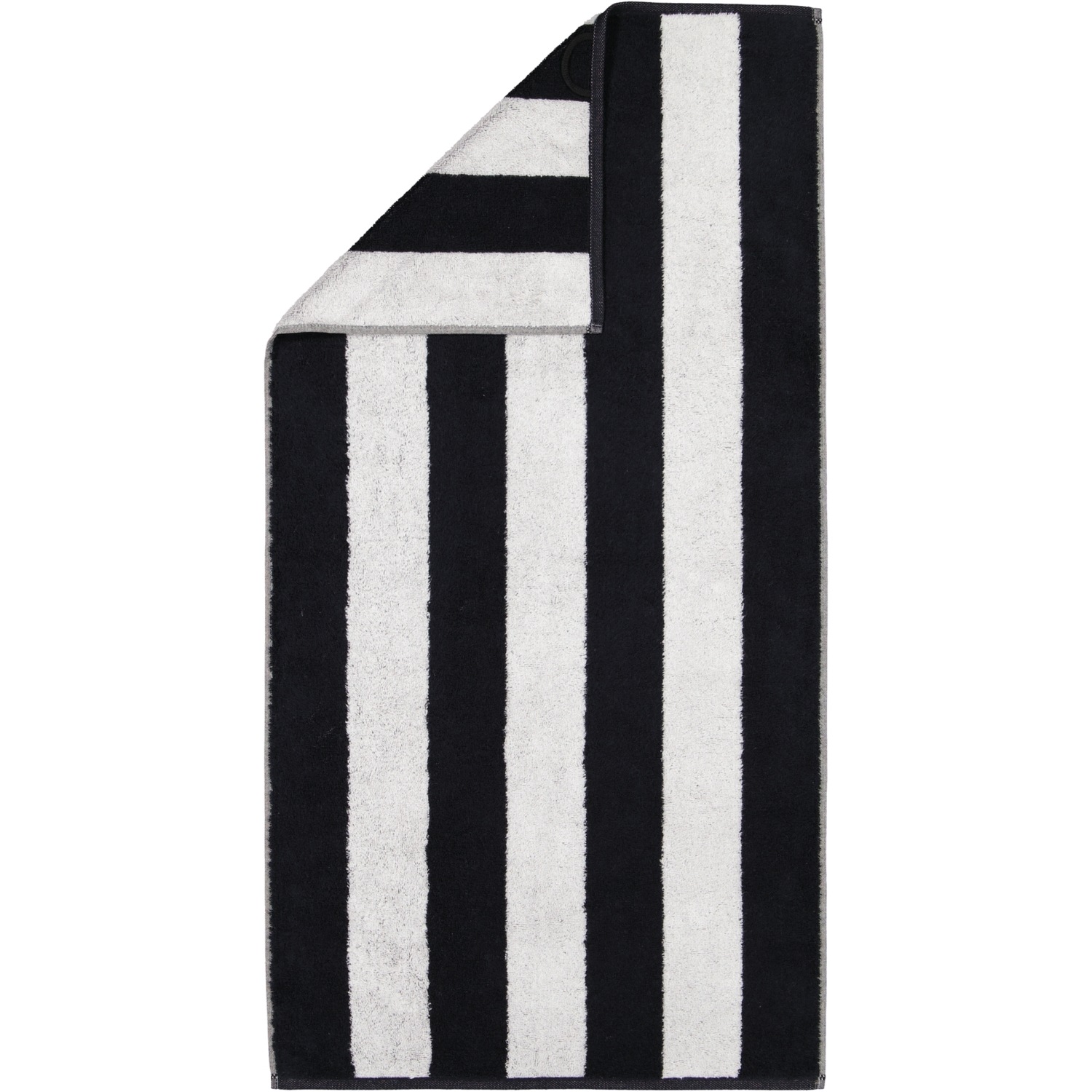 Cawö Handtücher Zoom Blockstreifen 120 schwarz - 97