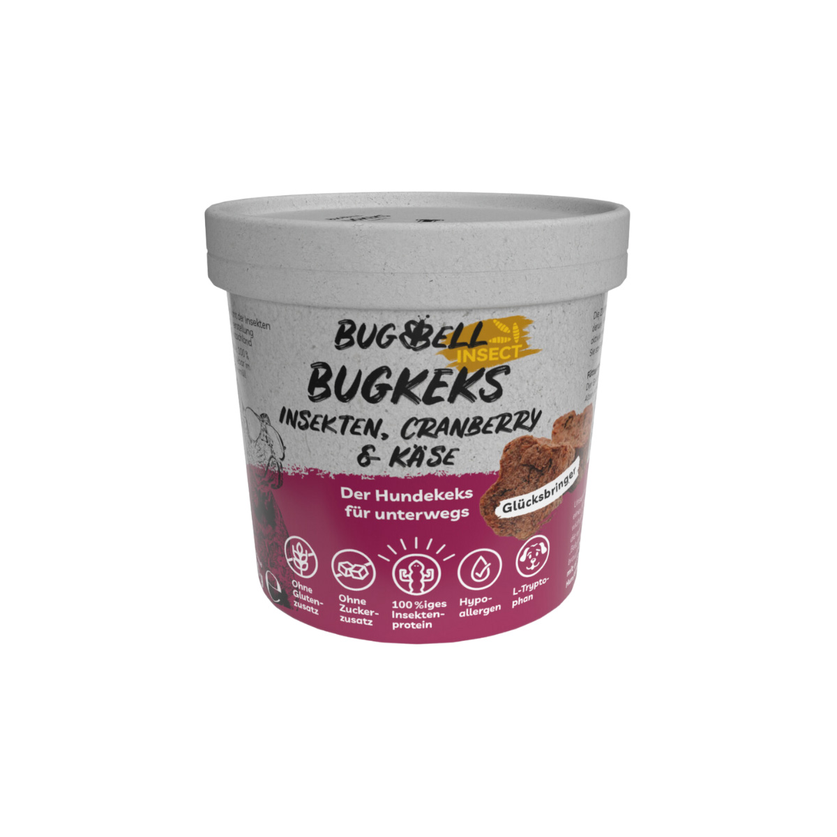 BugKeks Adult rot Cranberry & Käse günstig kaufen bei ZooRoyal