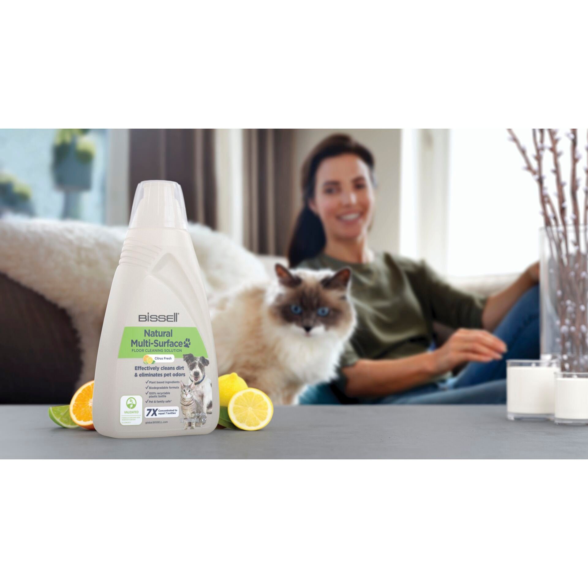 Bissell Natural Multi Surface 1L PET Flüssigreiniger