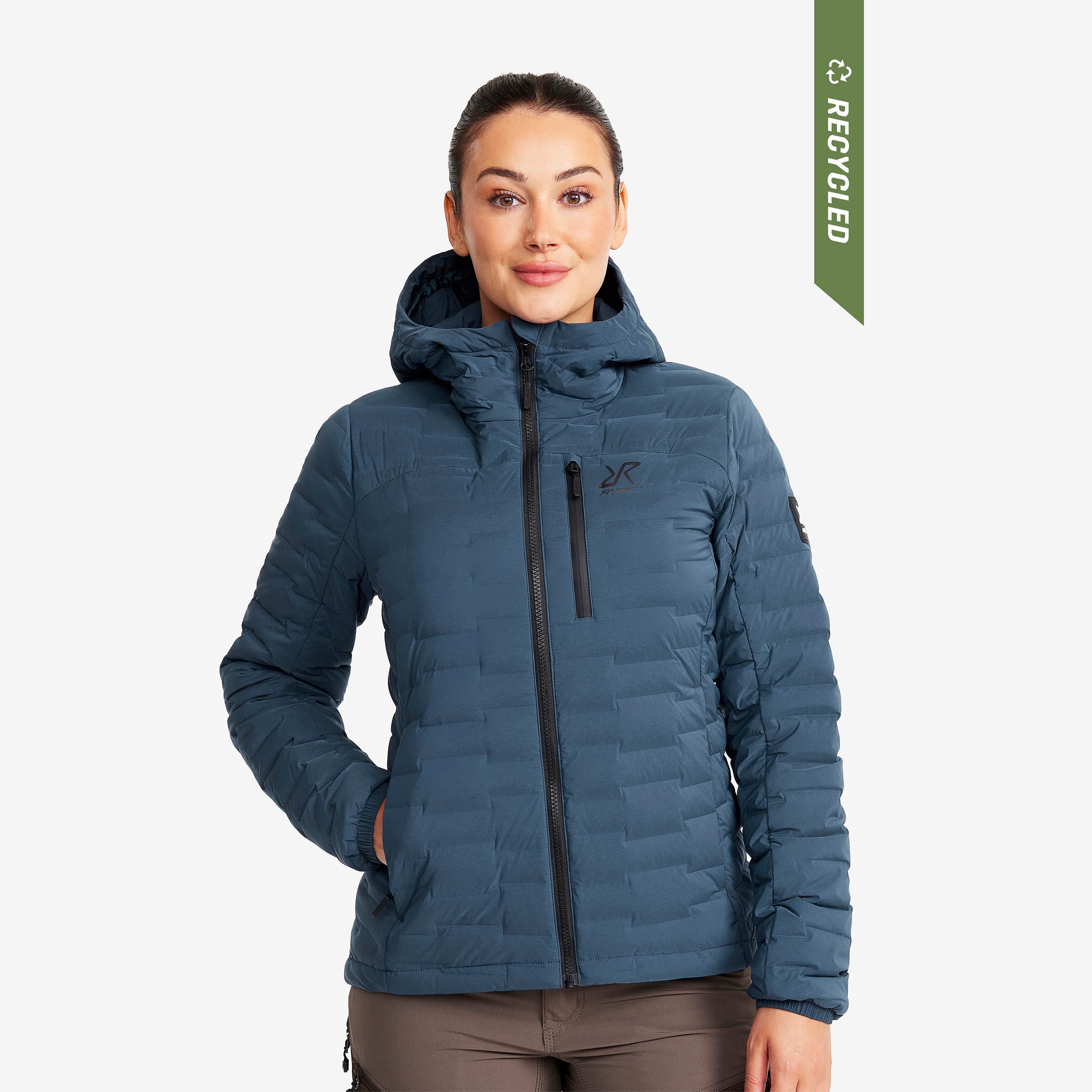 Flex Stretch Down Jacket Femme Moonlit Ocean