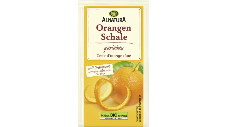 Alnatura Bio Orangenschale gerieben 5 g
