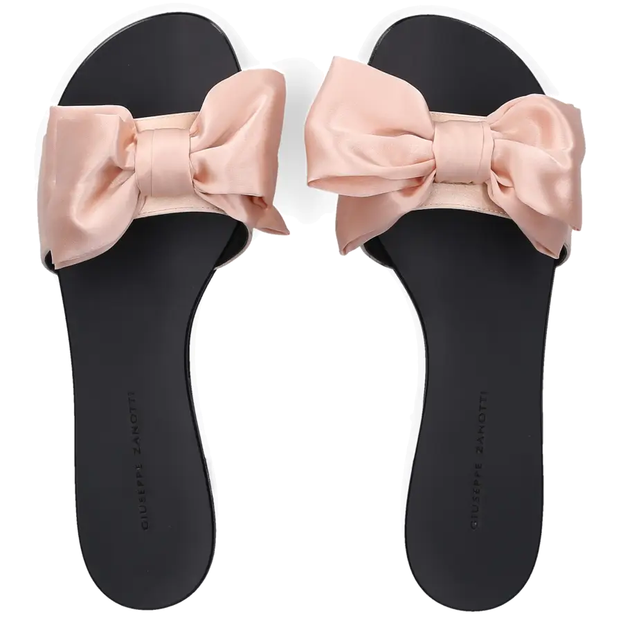 Giuseppe Zanotti - Sandalen HANA Seide Logo beige - beige