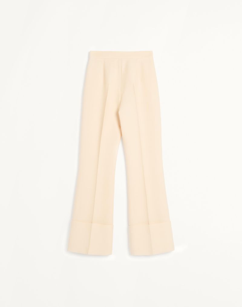 Pantalon en crêpe couture