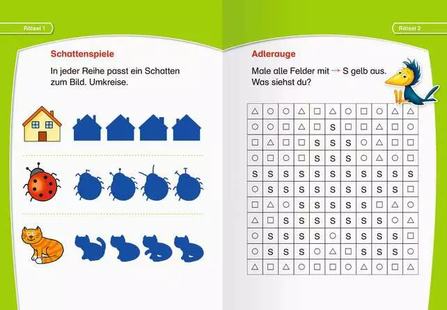 Leserabe: Erstlese-Rätsel für Lesestarter (Vor-Lesestufe)
