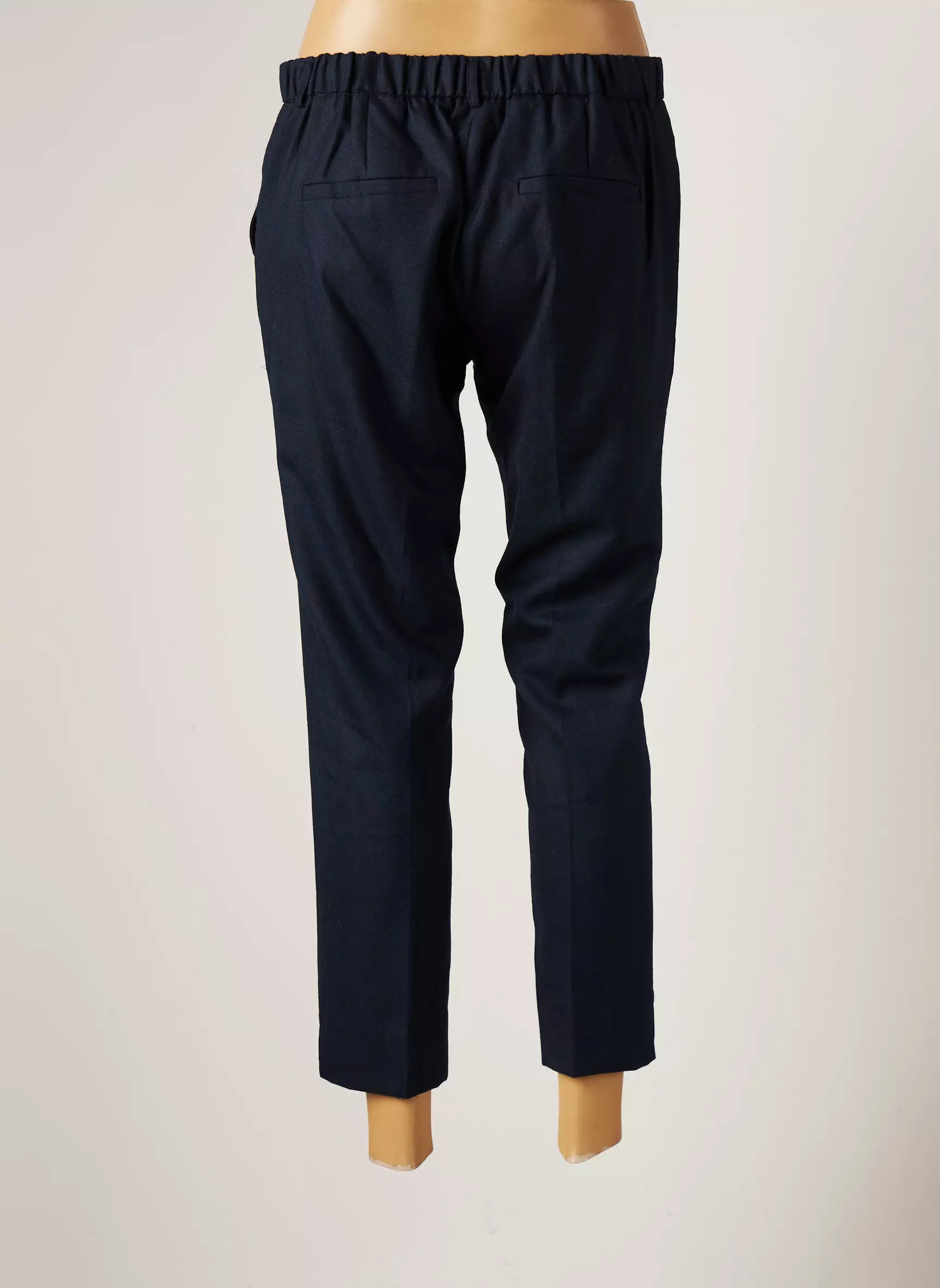 Maison Lab Pantalon7 8 Femme couleur bleu