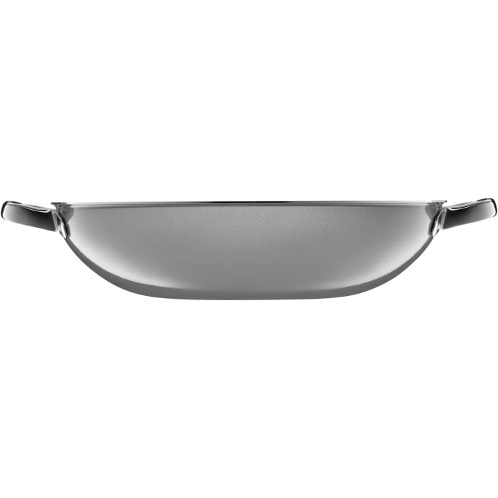 Fusiontec Mineral Wok mit Glasdeckel, 36 cm, Platinum