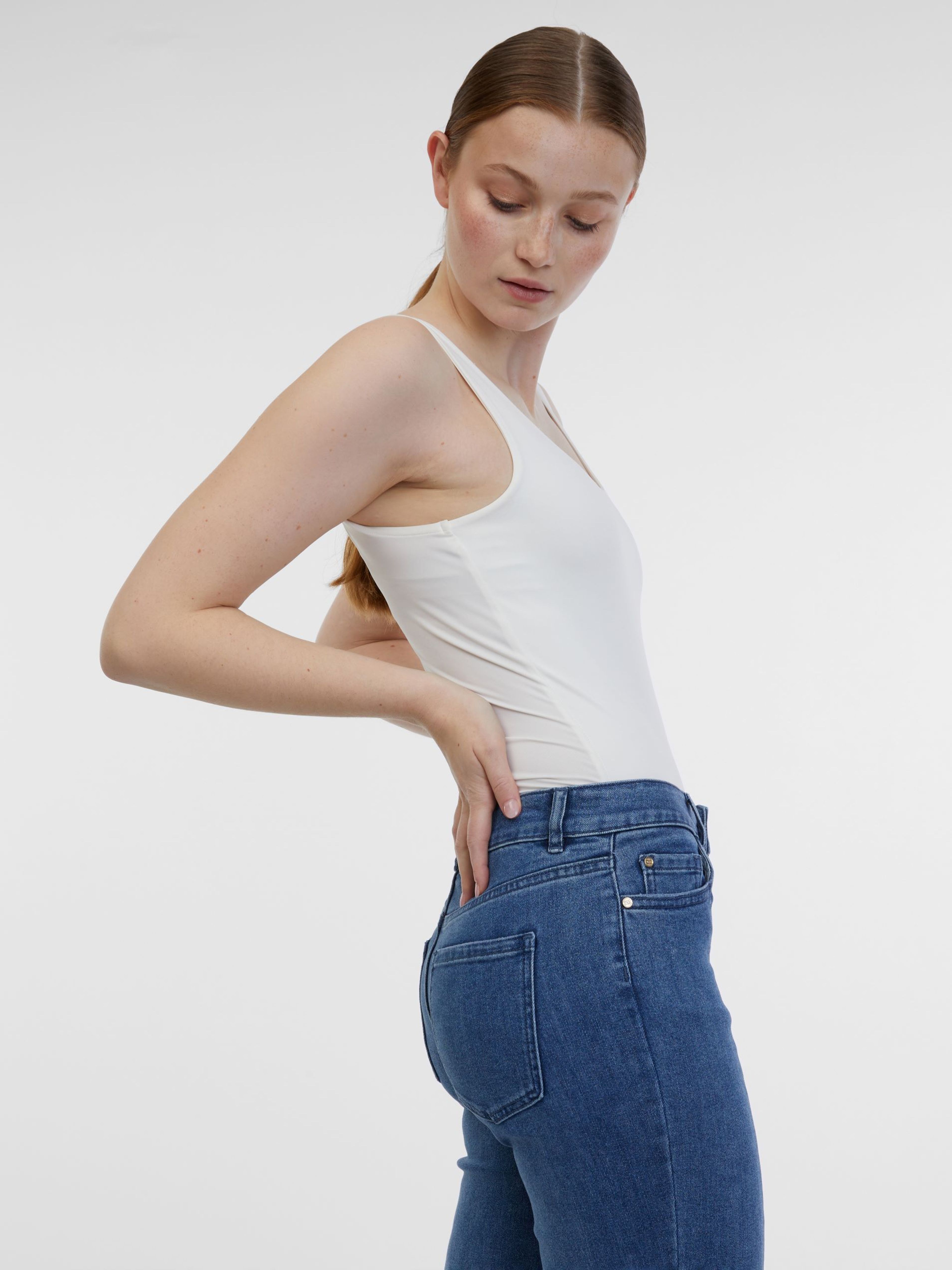 Blaue Flared Fit Jeans Damen ORSAY