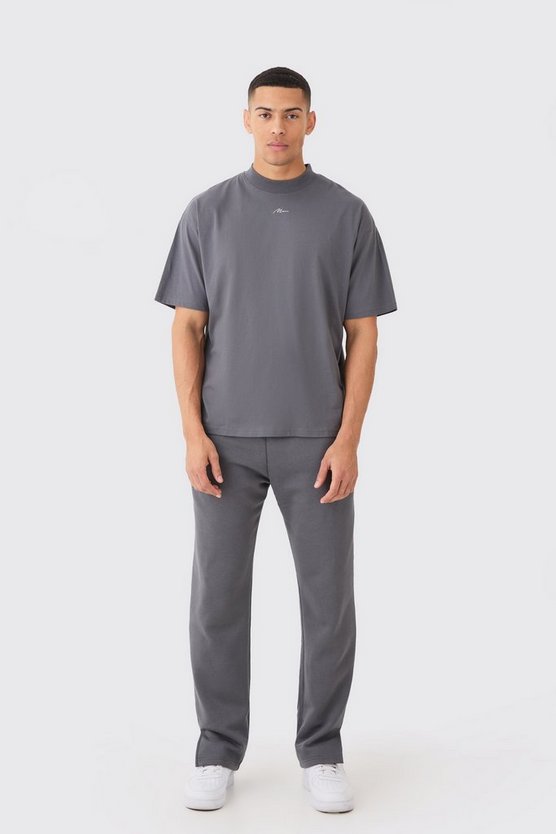 Oversize Man Signature T-Shirt und Jogginghose