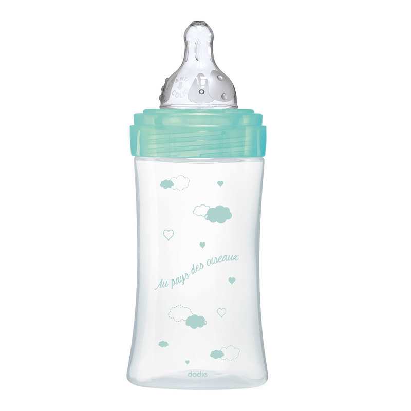 Biberon en verre 270ml 0-6 mois anti colique Dodie