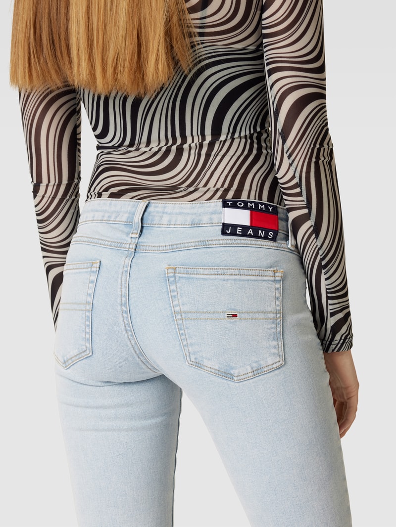 Skinny Fit Jeans mit Stretch-Anteil Modell 'SOPHIE' in hellblau