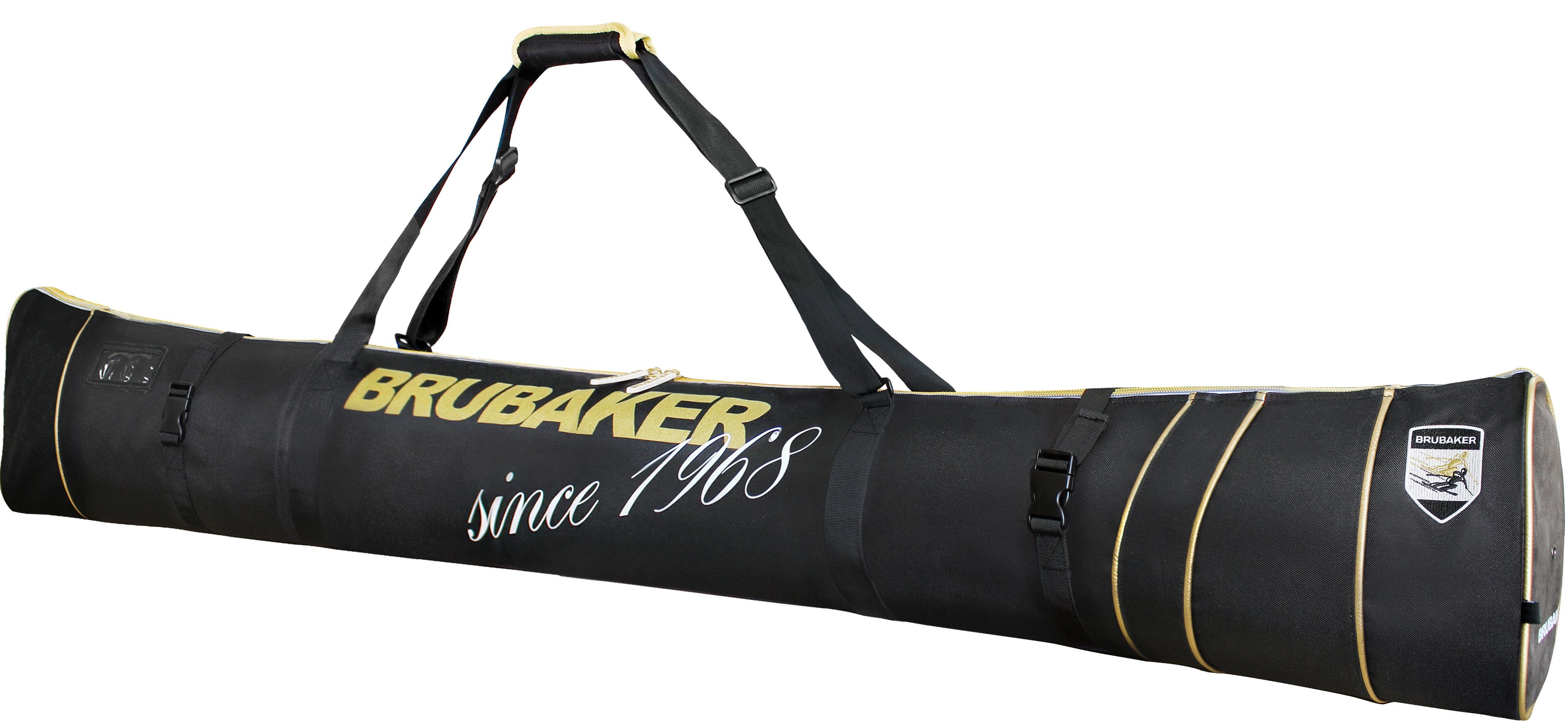 BRUBAKER Sporttasche Carver Grenoble Skitasche Kombi Set (2-tlg., reißfest und nässeabweisend), Skisack und Skischuhtasche für 1 Paar Ski