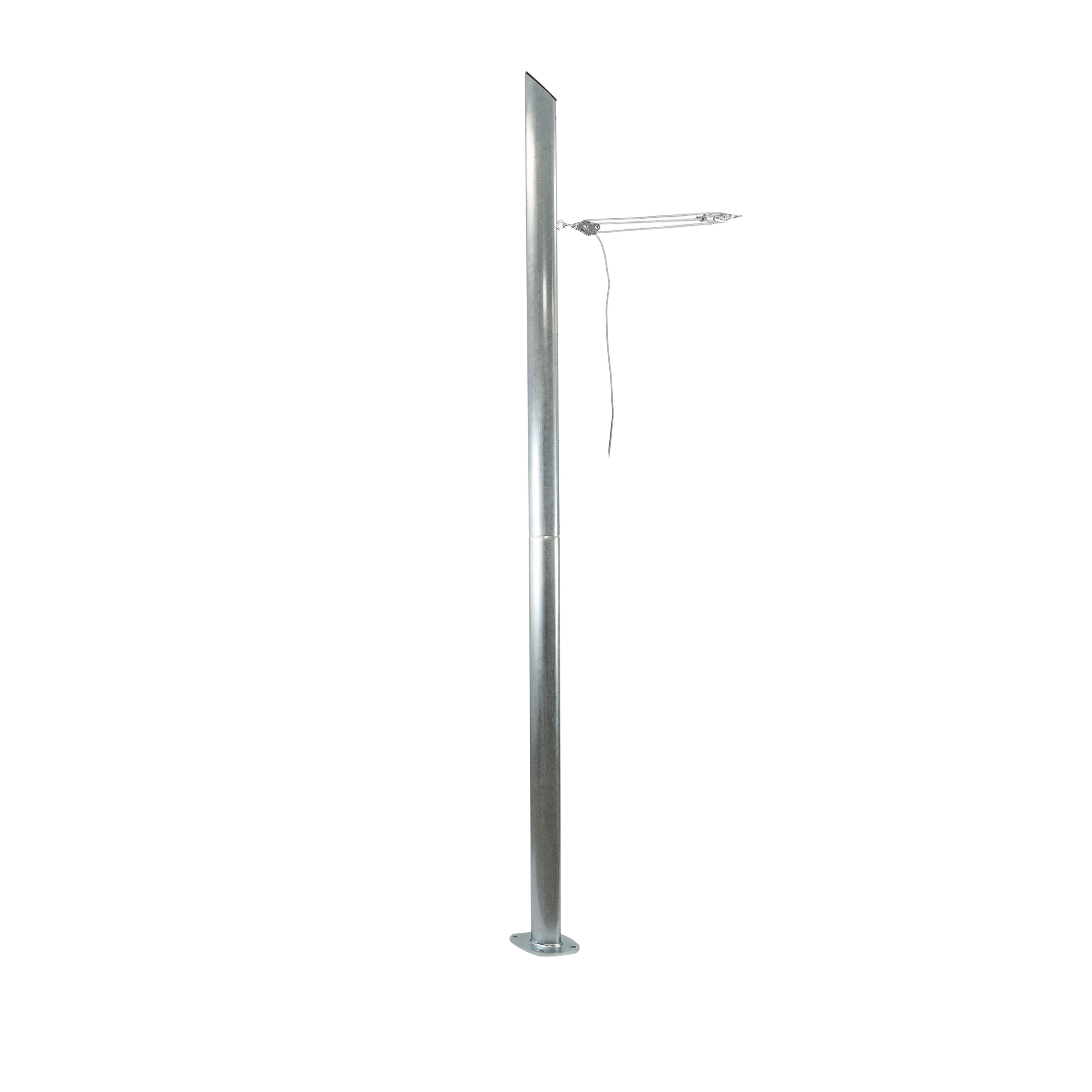 Maanta Ulisse 90° Bodenplatte Stahl Sonnensegelmast