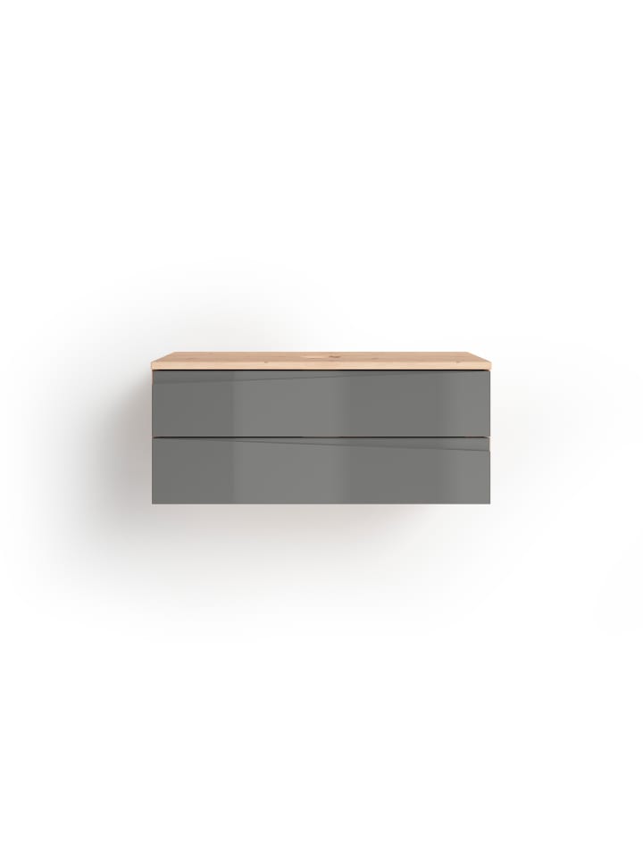 byLiving Waschtisch Shape in Grau - (B) 80 x (H) 33 x (T) 47 cm günstig kaufen onesize