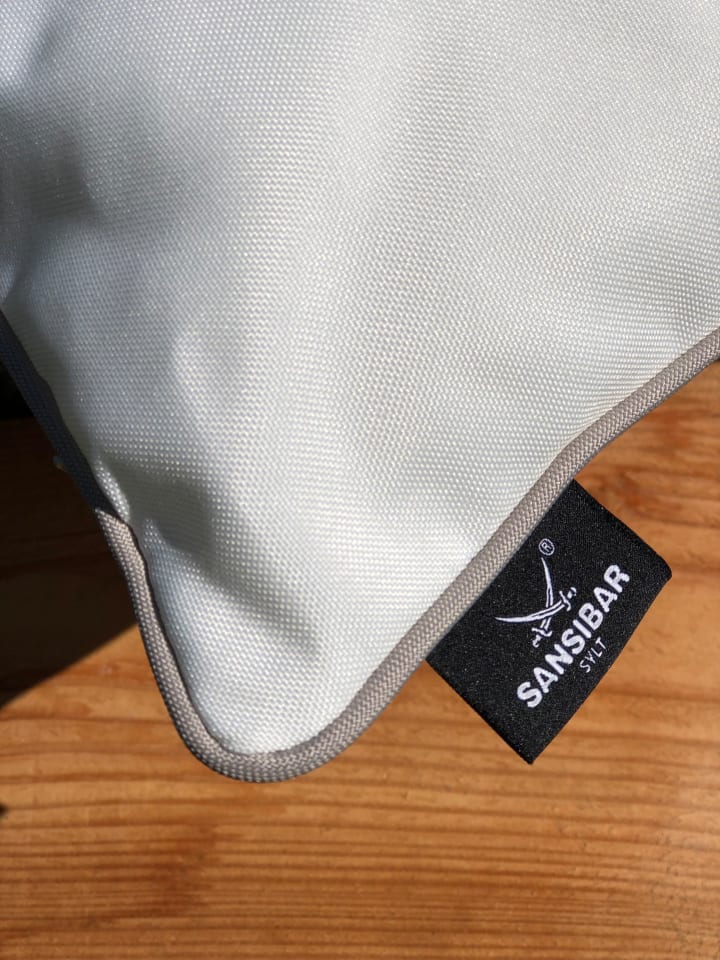 Sansibar Outdoor-Kissen mit Füllung in Offwhite/Taupe, 45x45 cm günstig kaufen 45x45 cm