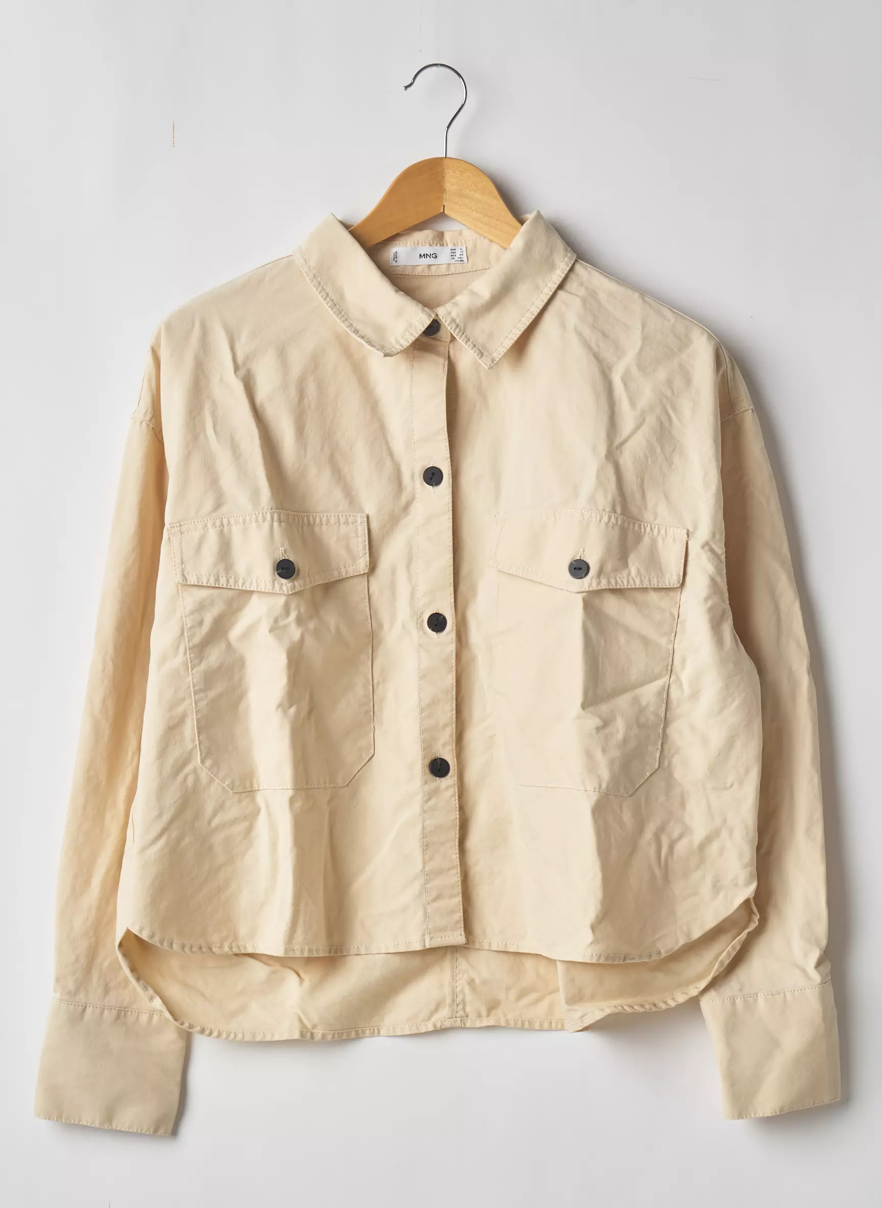 Mango Chemisiers Femme couleur beige