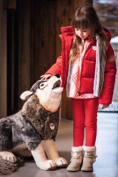 Snorry Wolf, 60 cm, hellgrau