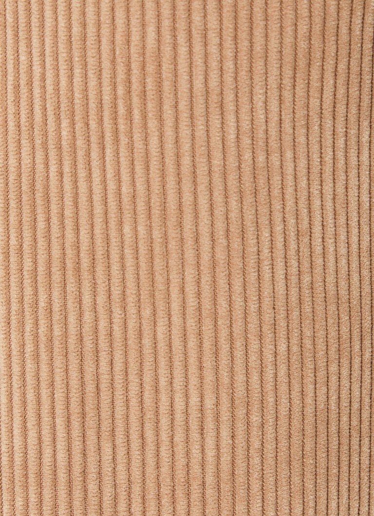 Pantaloni din catifea reiată cu talie înaltă și croială largă Benetton