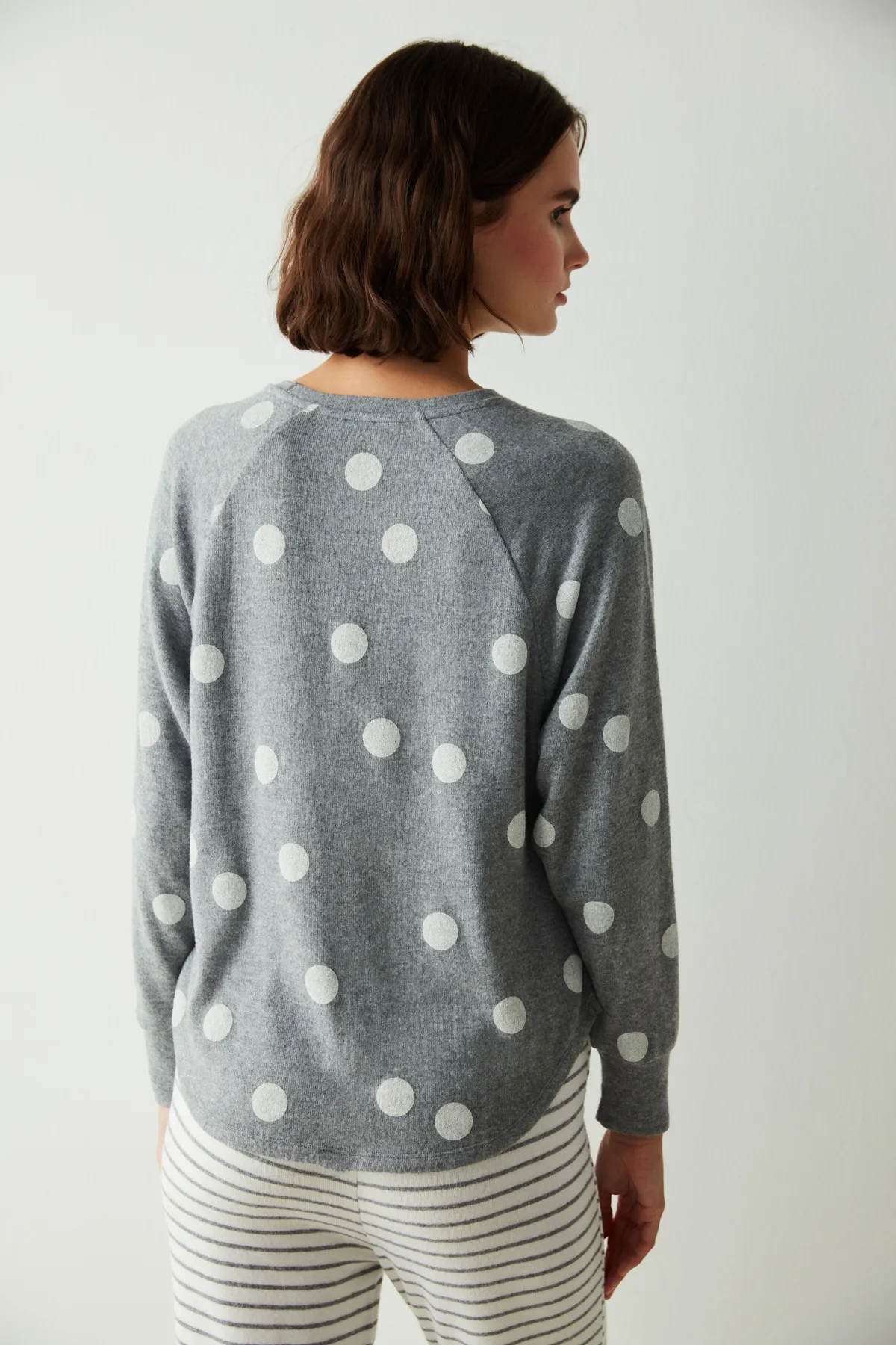 Penti  Pyjamaoberteil - Grau - Print