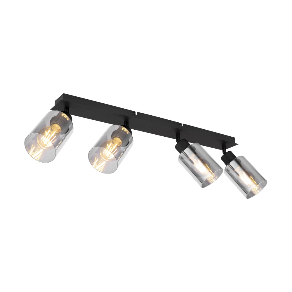 Strahler Hadera Metall schwarz