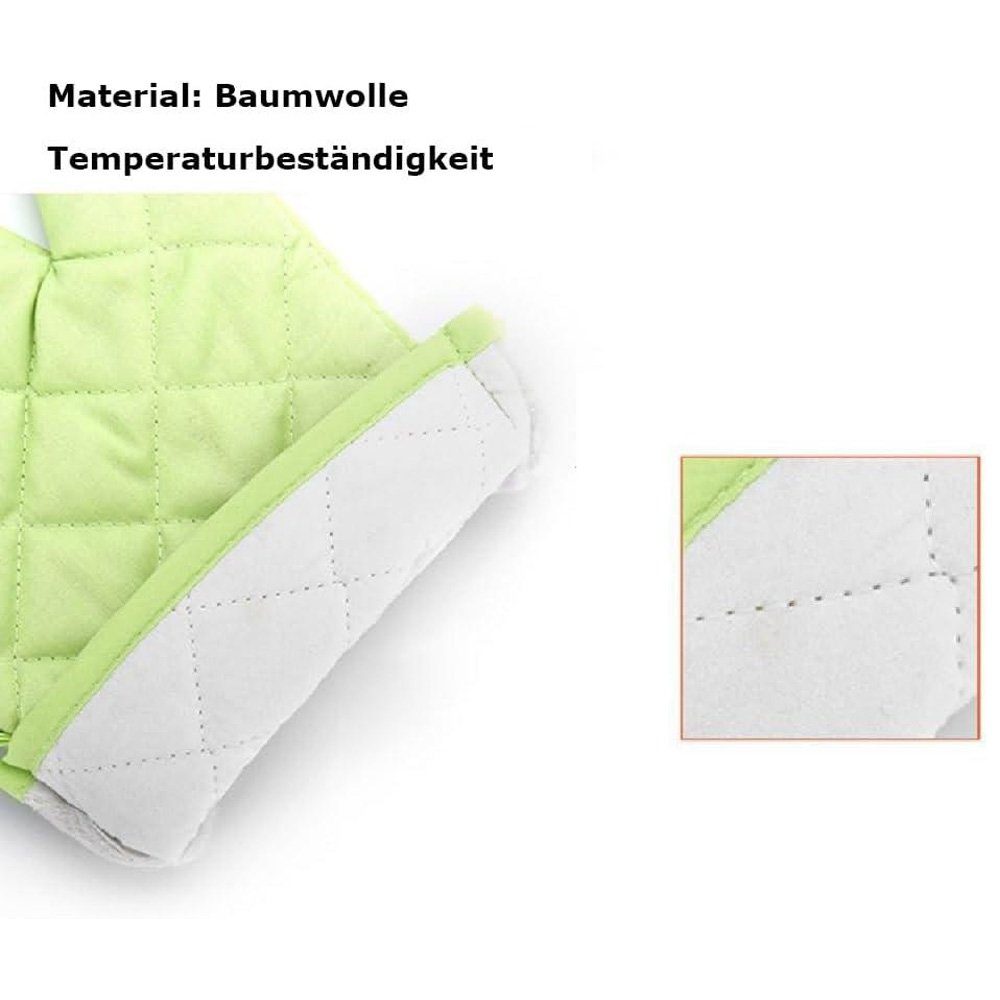 Tian Dee Topfhandschuhe Ofenhandschuhe, Hitzebeständig Ofenhandschuhe Hitzeresistente