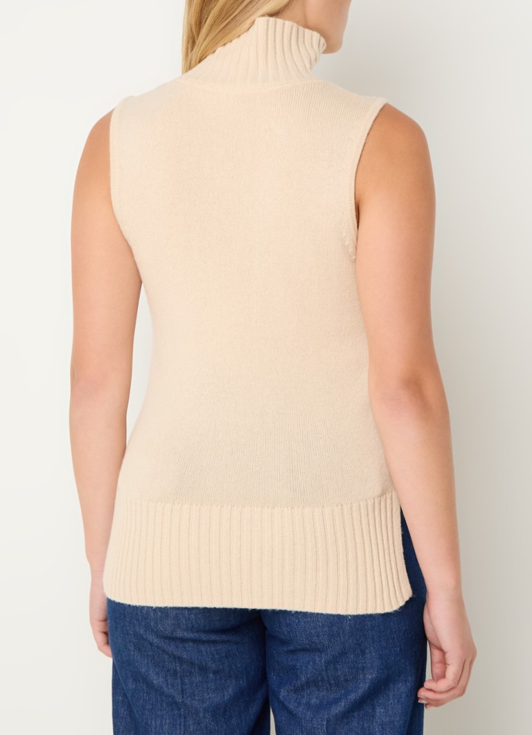 LKBennett Frances fine-knit lamb's wool top with turtleneck
