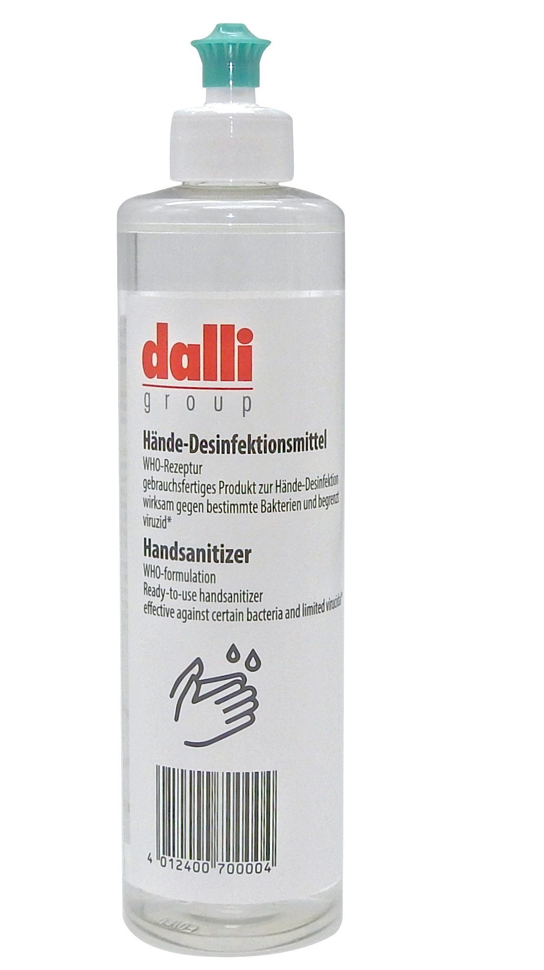 Dalli Hand-Desinfektionsmittel (Desinfektionsmittel 450ml to go)