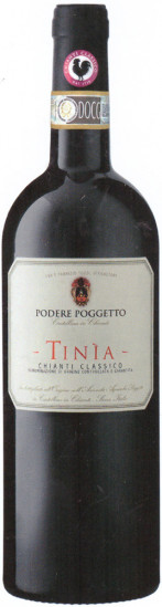 2015 Tinìa Classico Chianti DOCG trocken Bio - Azienda Agricola Poggetto