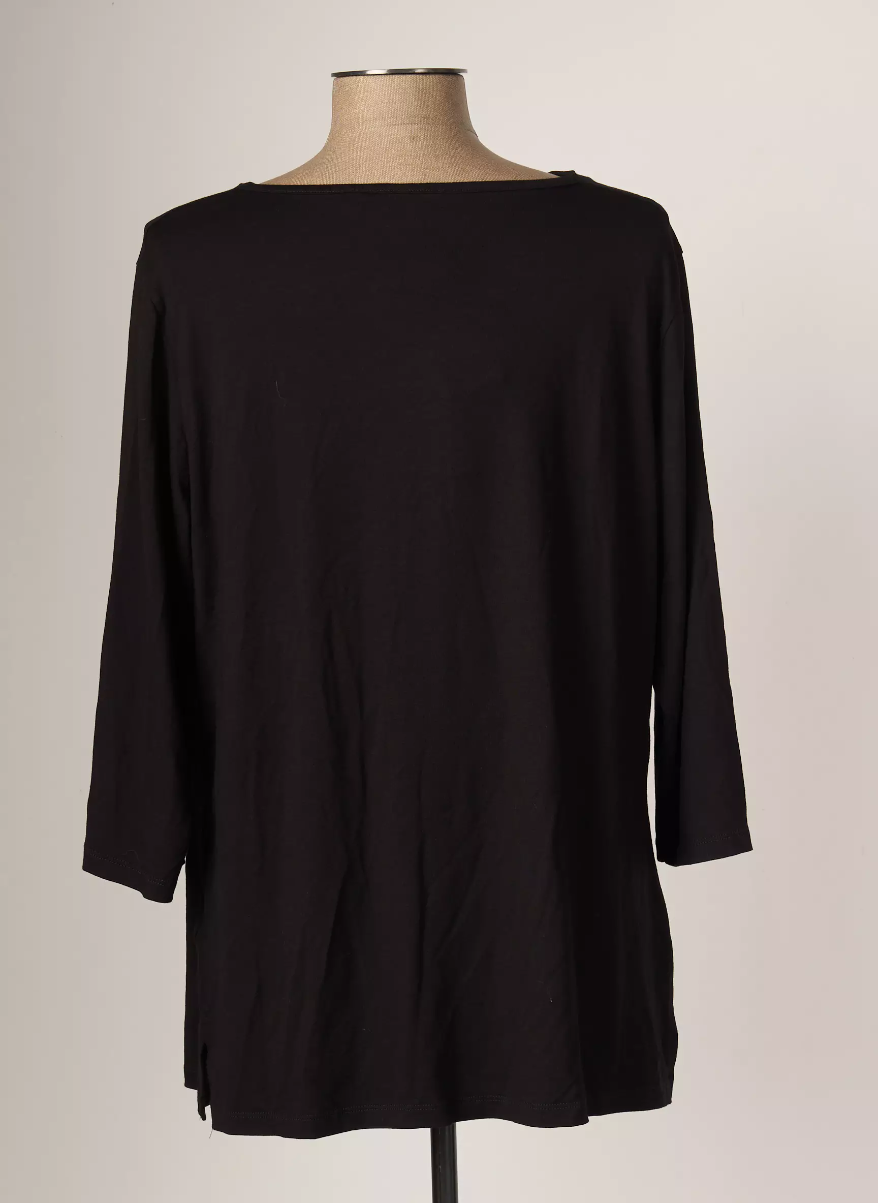 Leah Curve Tops Femme couleur noir