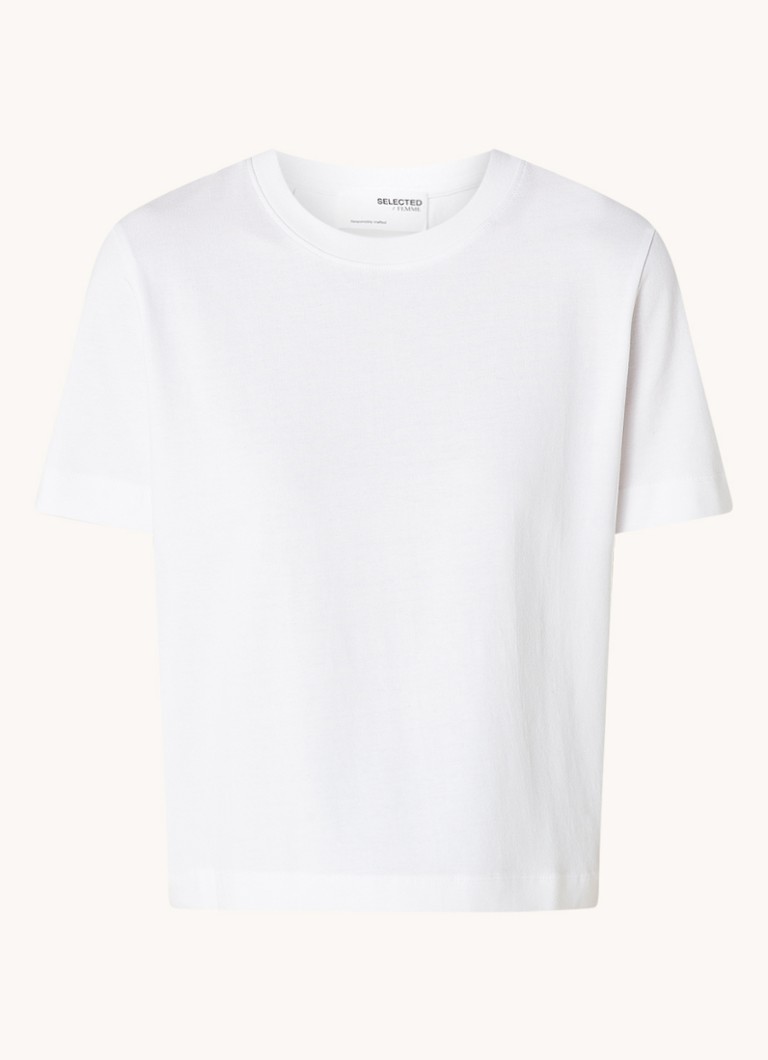 Selected Femme Essential T-shirt made of organic cotton