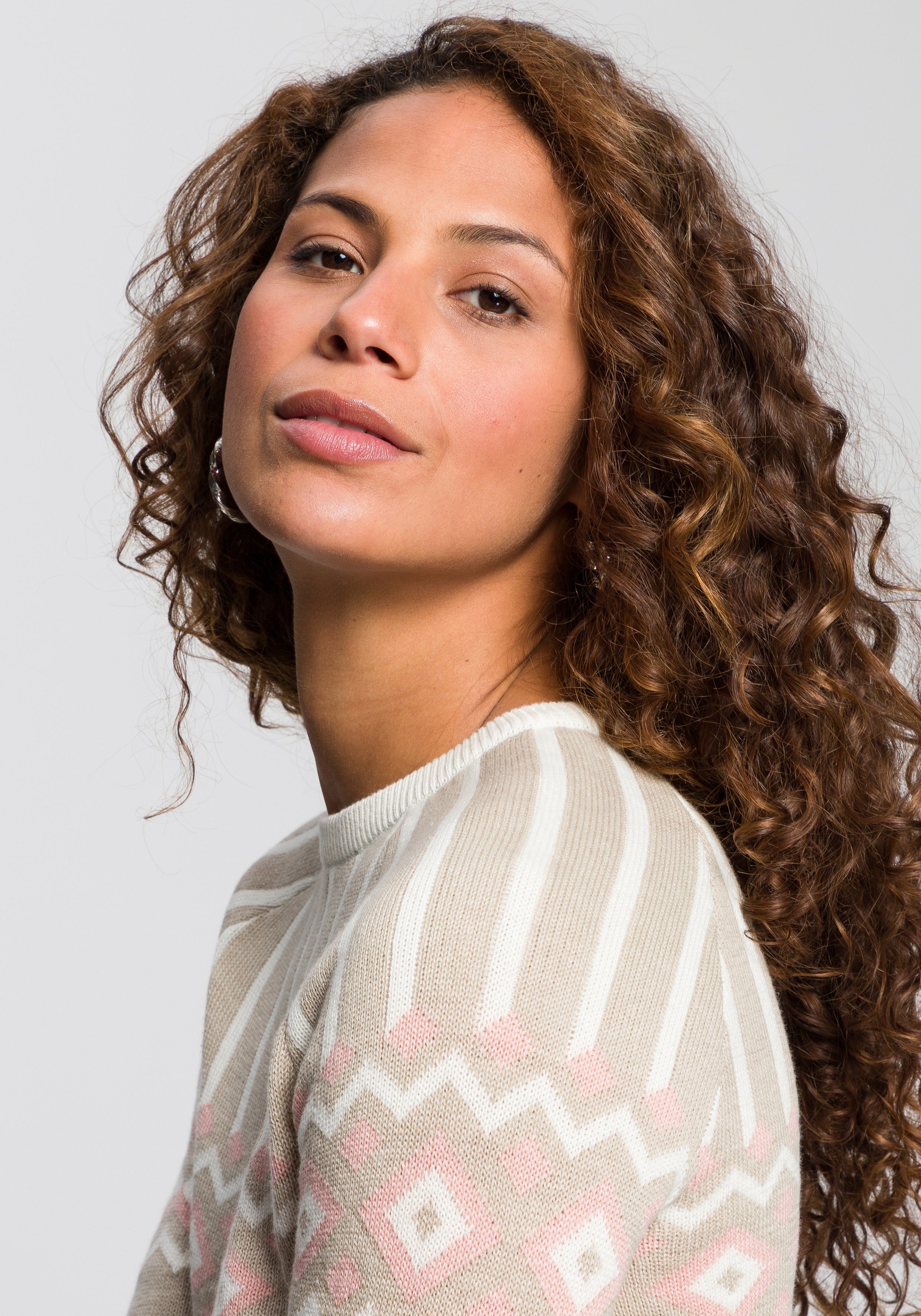 AJC Jacquardpullover mit Norwegermuster in verschiedenen Farbvarianten