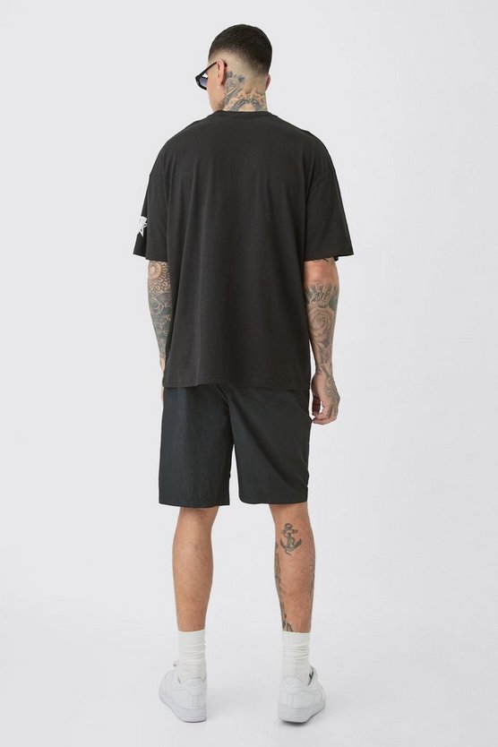 Tall T-Shirt mit Adler-Print