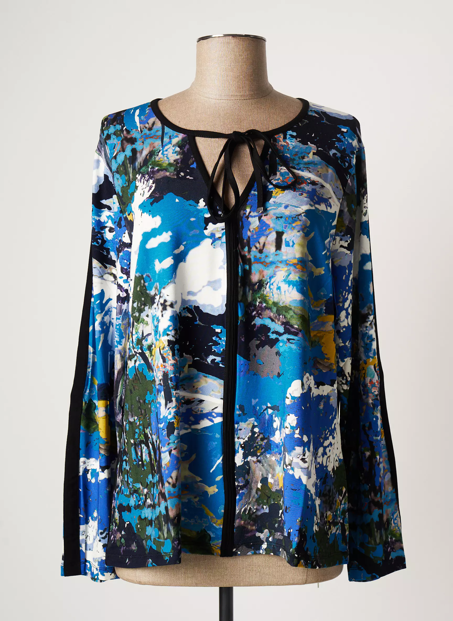 Maloka Tshirts Femme couleur bleu