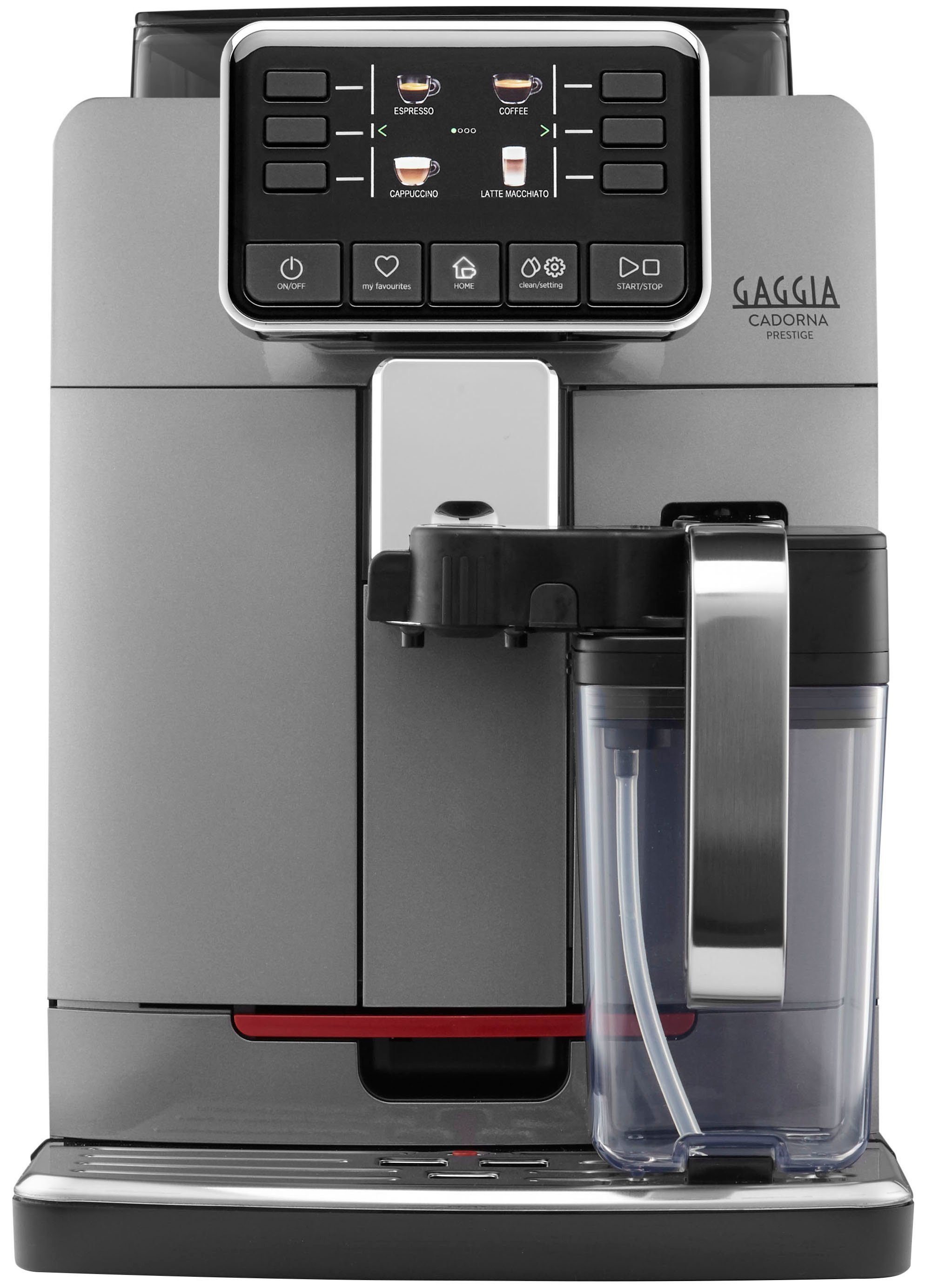 Gaggia Kaffeevollautomat Cadorna Prestige, vom Erfinder des Espresso - Barista@Home, One-Touch-Cappuccino & mehr