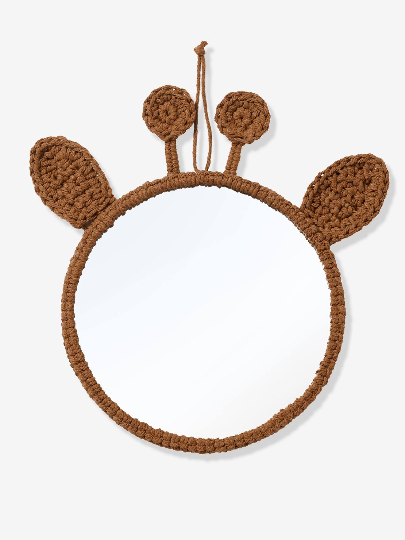 Vertbaudet Kinderzimmer Wandspiegel Giraffe - camel