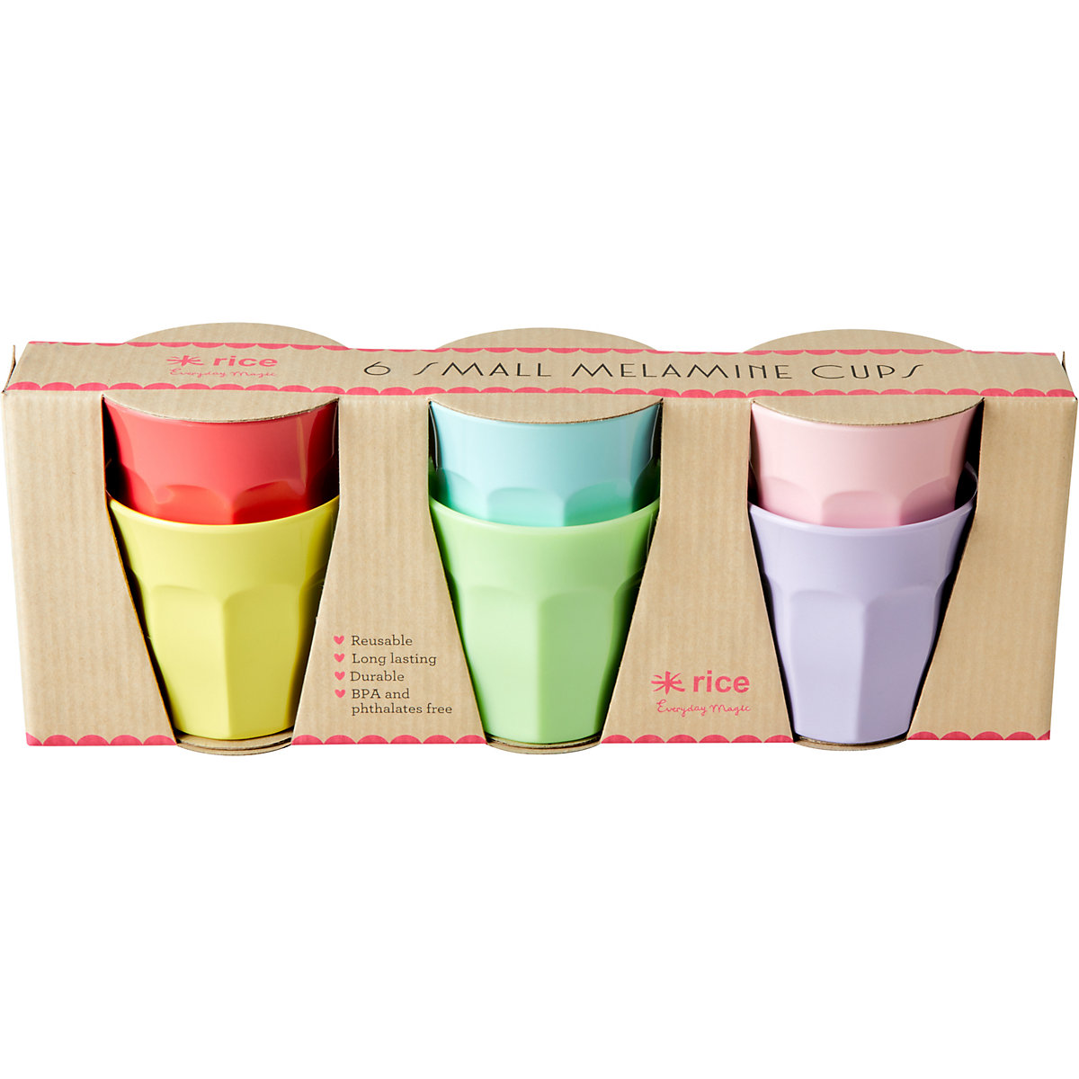 Trinkbecher YIPPIE YIPPIE YEAH, 200 ml, 6 Stück