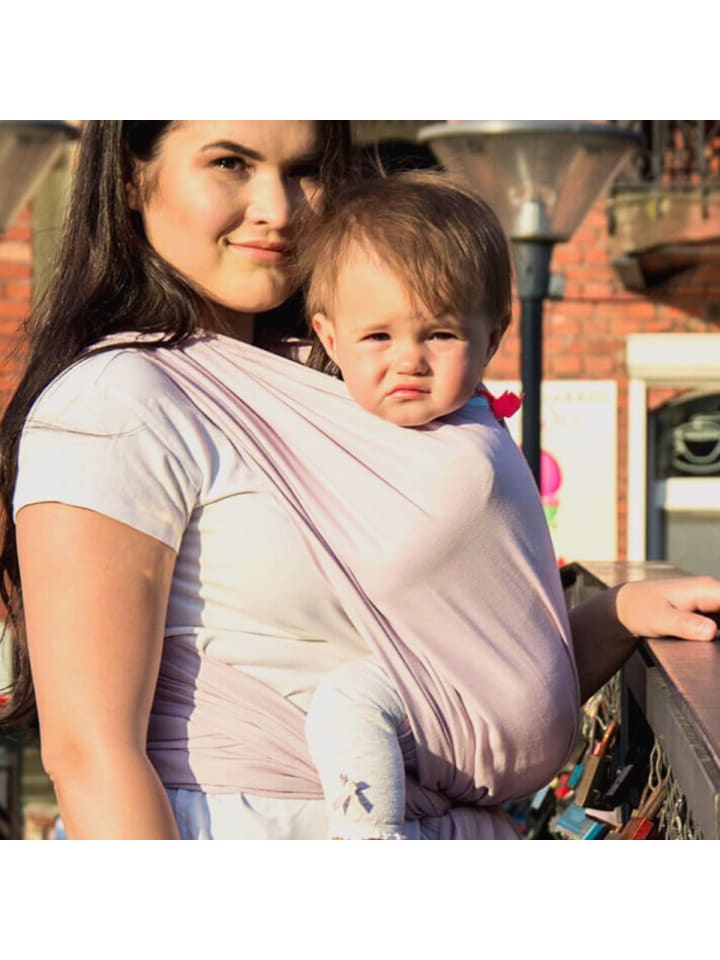 Hoppediz Babytragetuch Ultraleichtes Tragetuch in Hamburg flieder günstig kaufen 4,60 x 0,70 m