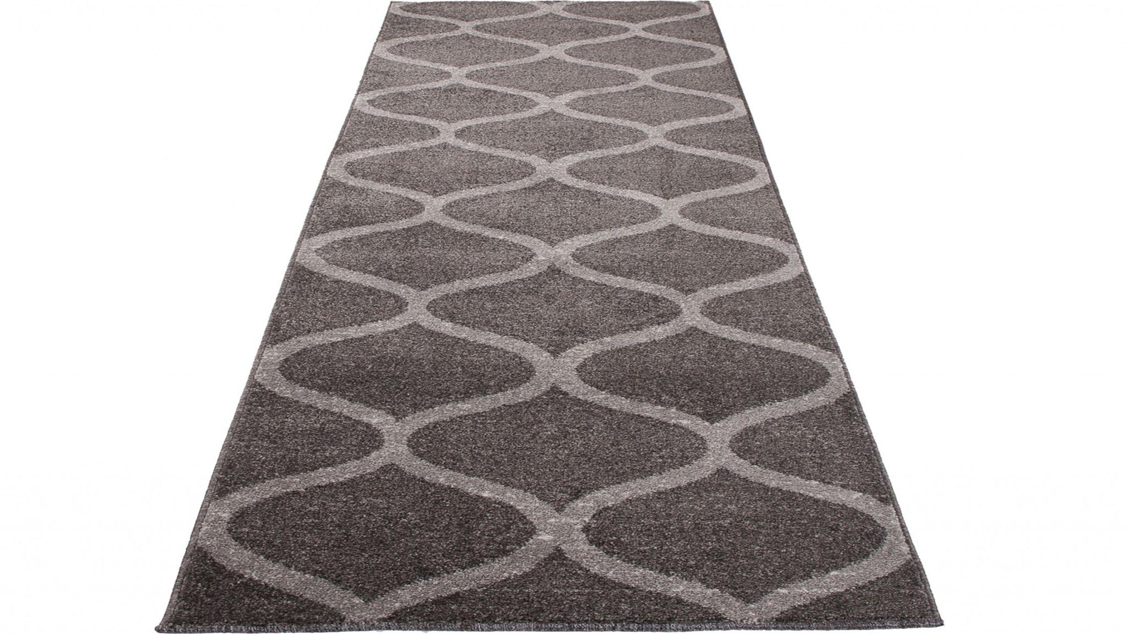 Läufer Läufer Flurläufer Modern für Vorzimmer, Küche - Grau, Mazovia, 70 x 100 cm, Kurzflor, Meterware, Höhe 10 mm, Kurzflor - niedrige Florhöhe
