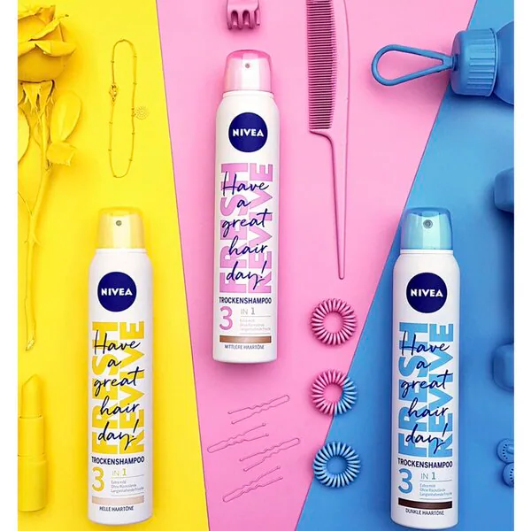 NIVEA Fresh Revive 3-in-1 Dry Shampoo for Light Hair 200ml