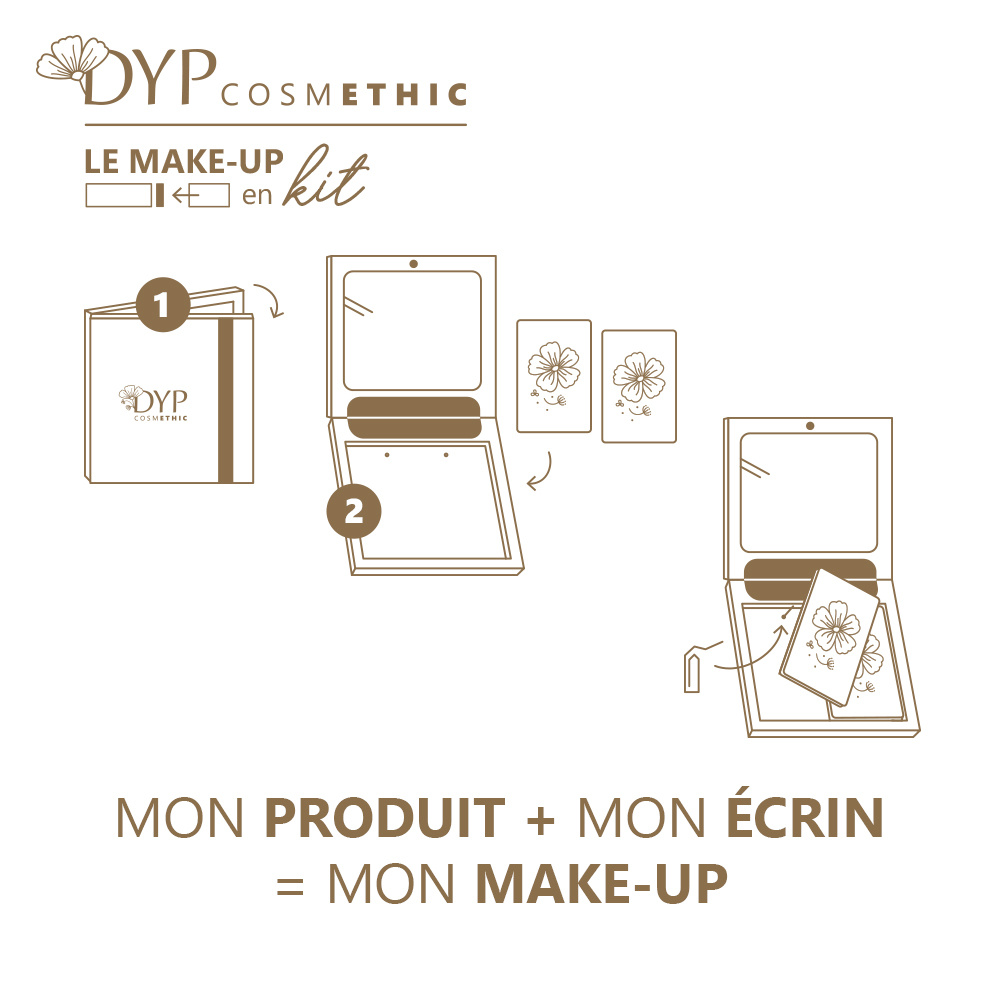 dyp cosmethic Mon Ecrin Palette Ecrin palette en bois