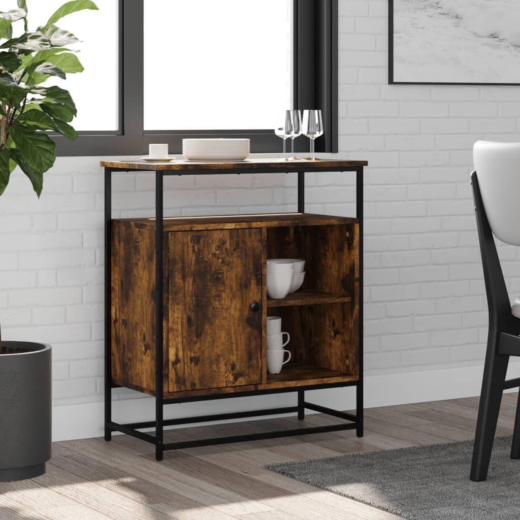 vidaXL Sideboard Sideboard Räuchereiche 69x35x80 cm Holzwerkstoff (1 St)