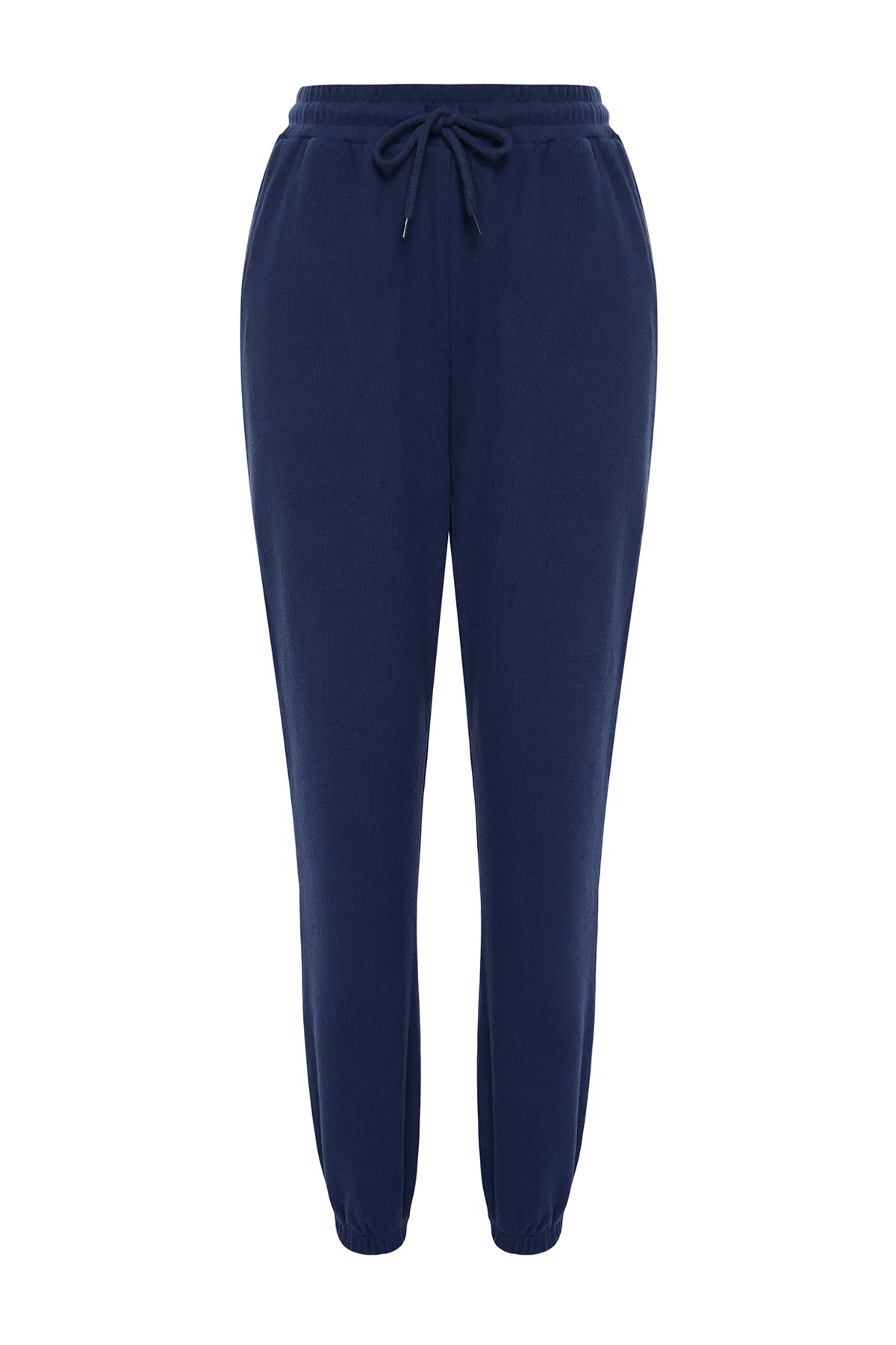 Trendyol Collection  Dark Navy Thessaloniki Bequeme Passform, gestrickte Sport-Jogginghose mit Tasche TWOAW21EA0168