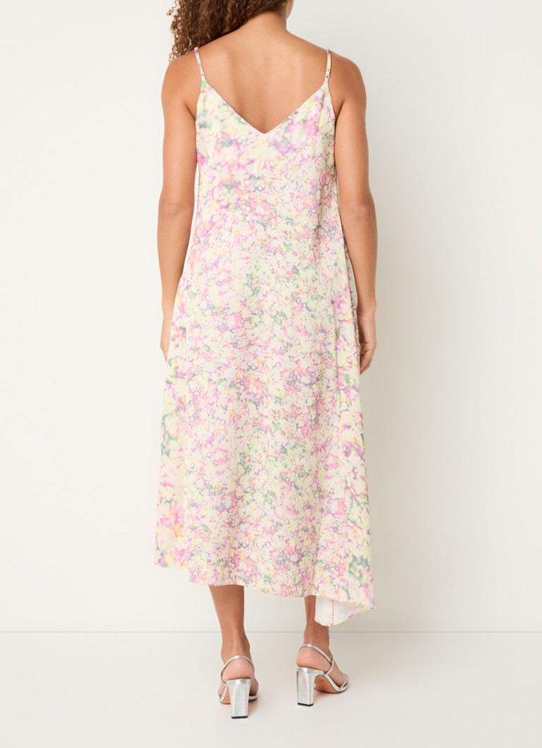 Vestido midi cruzado para mujer de French Connection con detalles plisados