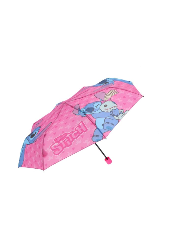 Lilo & Stitch Regenschirm Scrump Hug ? 52cm für kleine Disney-Fans in Rosa günstig kaufen 52