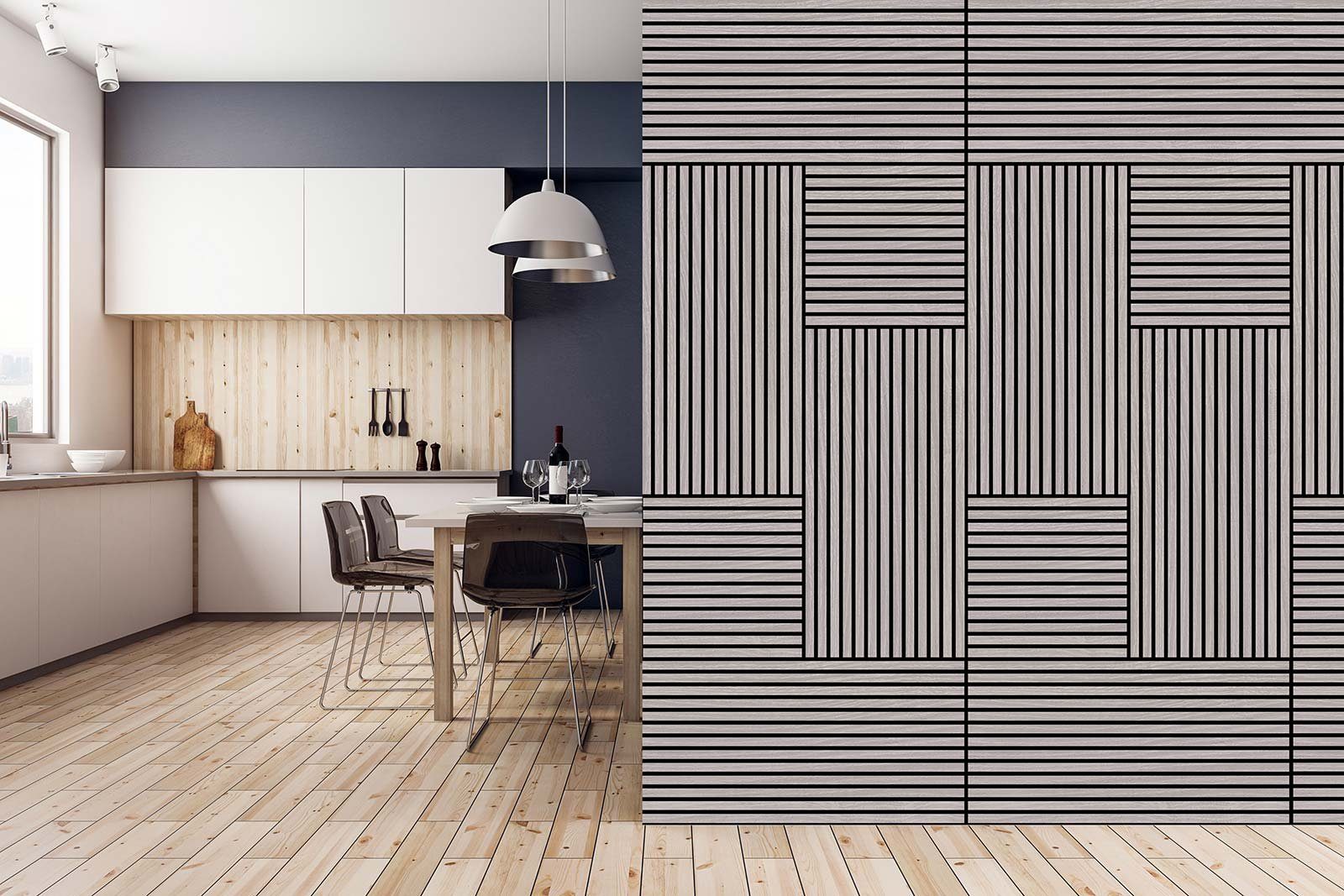 CHANTEMUR 3D Wandpaneel Wandpaneel Acoustic Déco, 0.27 qm, (1-tlg)