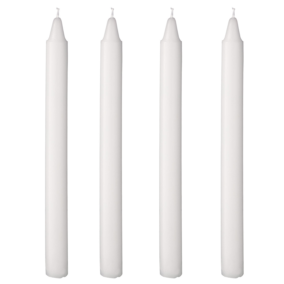 4 Stabkerzen unifarbend