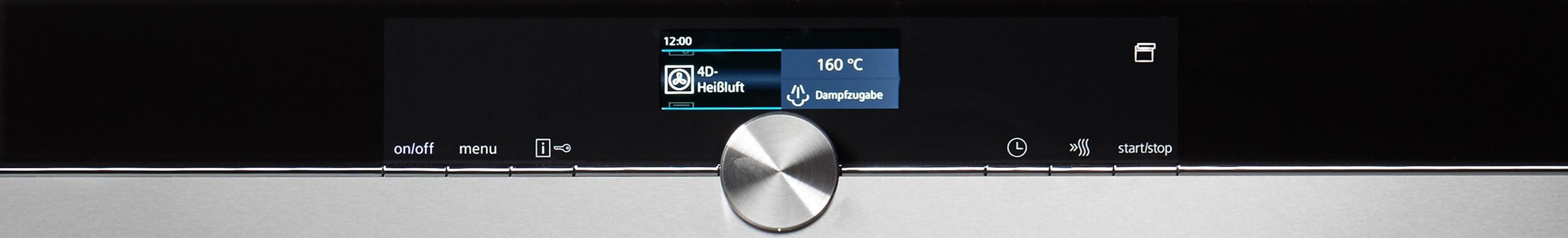 SIEMENS Dampfbackofen iQ700 HS636GDS2, ecoClean