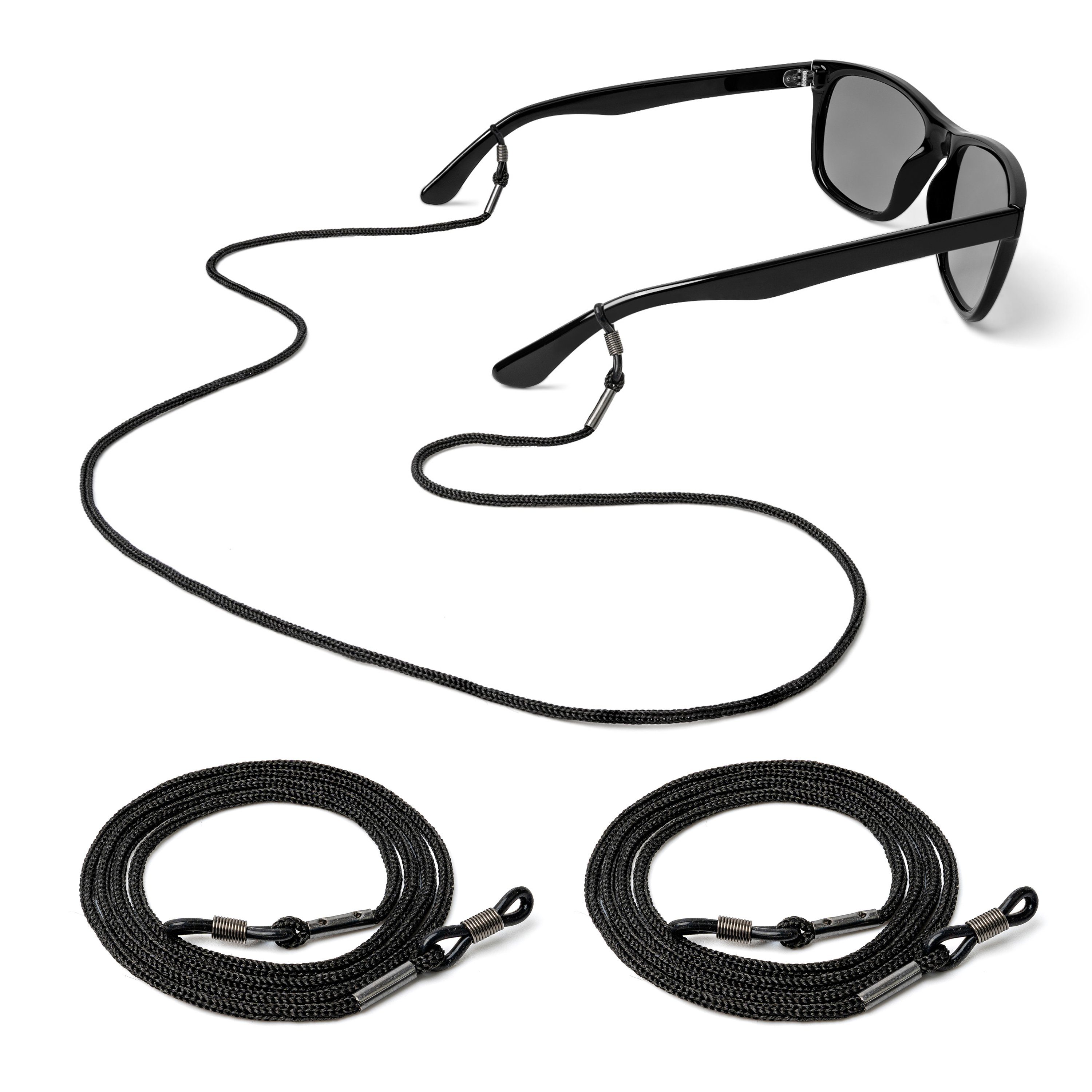 rootful. Brillenband rootful.® urban Brillenband aus Stoff 2er Pack - Brillenkette, inklusive Mikrofaserbeutel und Mikrofaserputztuch