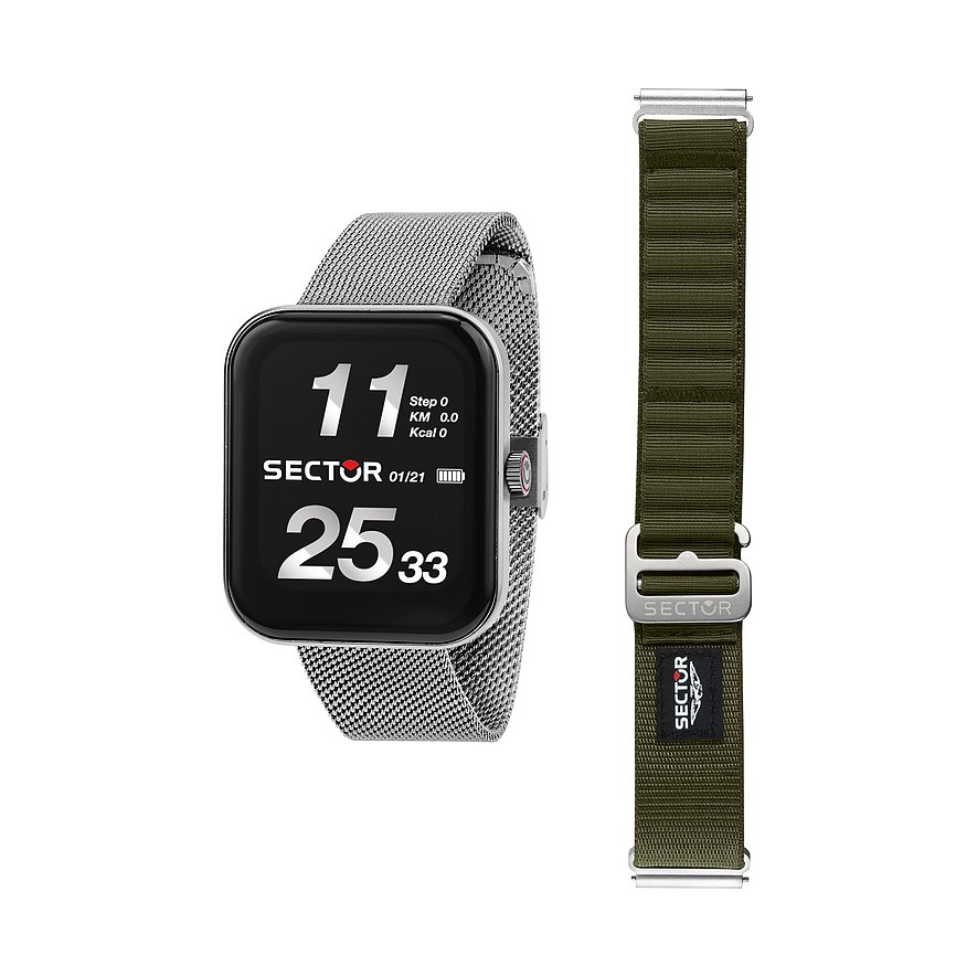 Sector Uhren-Set inkl. Wechselarmband S-03 Pro Light