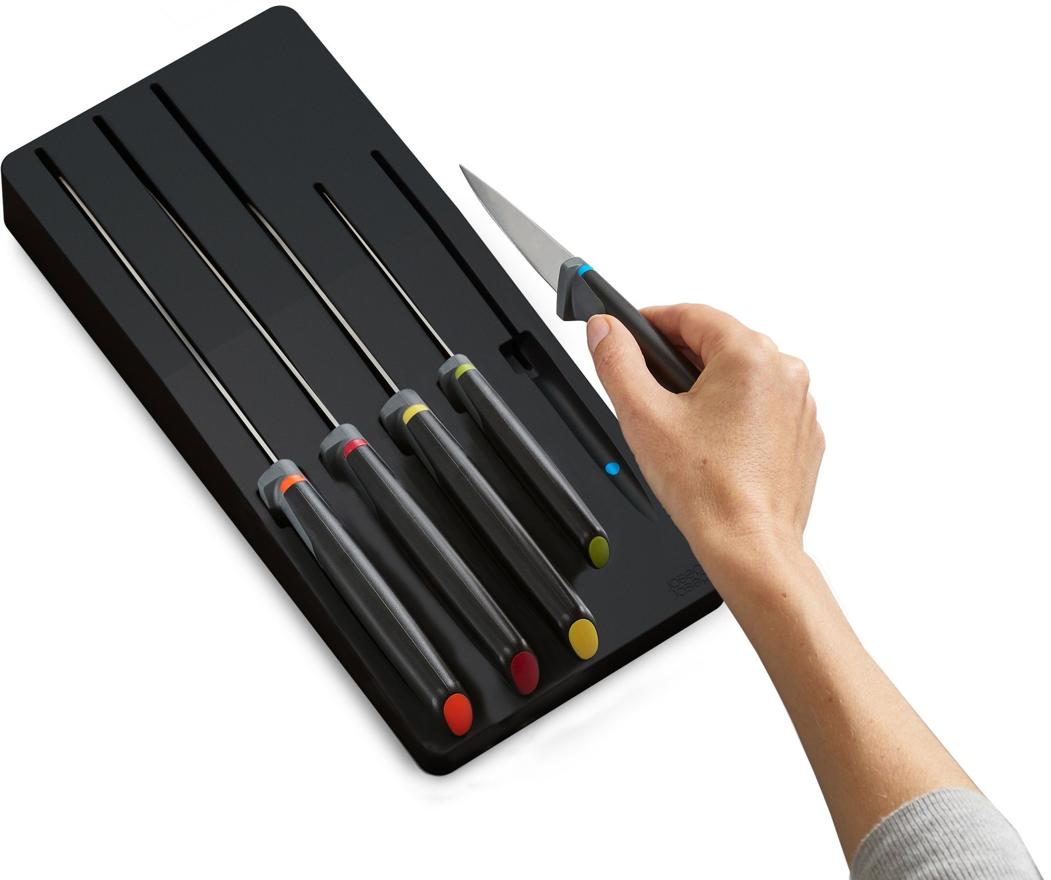 Joseph Joseph Messer-Set Elevate Knives Store (Set, 6-tlg), japanisches Edelstahl, Schubladeneinlage